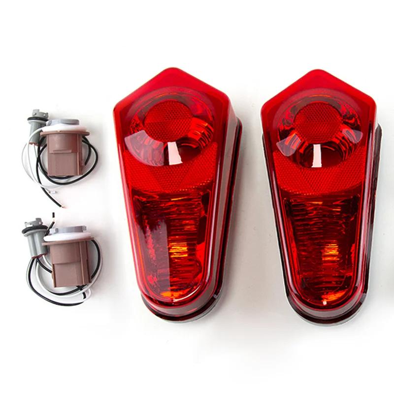 2 PCS Motorcycle Rear Taillights Brake Stop Tail Light Lampshade For ATV UTV Polaris Sportsman 500 700 800 2005-2014