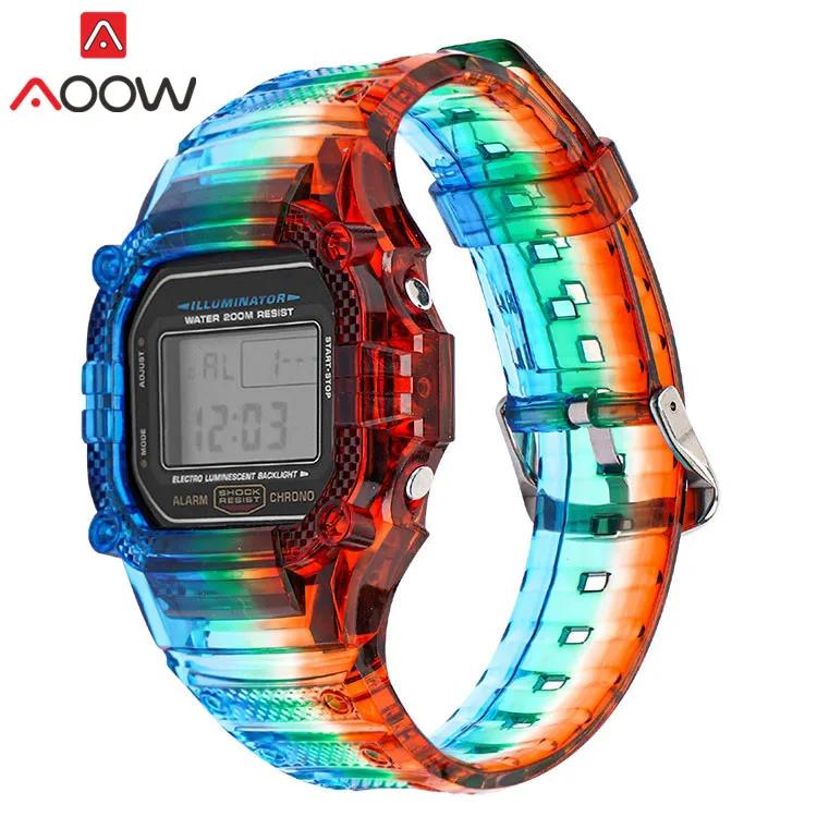 Resin Strap Bezel for Casio G-SHOCK DW-5600 GW-M5610 5600 GLS-5600 Men Transparent TPU Replace Watch Band Protective Case Kit
