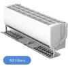 Home Use Air Conditioning Vent Deflector for Wall Mounted Units Adjustable Length and Angle Air Conditioner Windshield