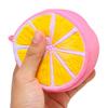 Slow Rebound Half Lemon Squishy PU Stress Relief Toy