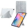 Tablet Case For Samsung Galaxy Tab S6 Lite (2024)/(2022)/(2020) P610 P615 Y-Fold Stand Glitter Leather TPU Acrylic Clear Cover