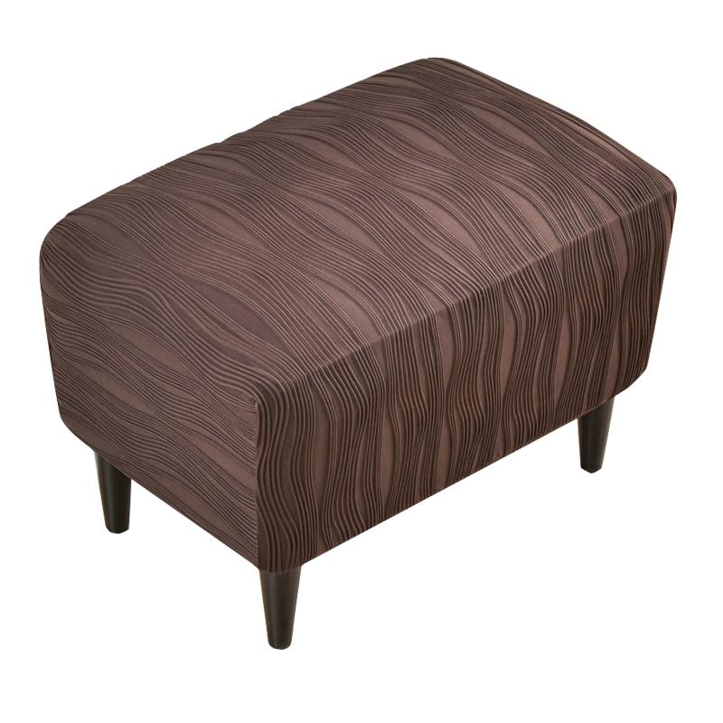 

Чехол для пуфа из эластичной плотной ткани, складной табурет для хранения, защитный чехол для мебели, мягкий прямоугольный чехол с эластичным дном, 1 шт. кофейный