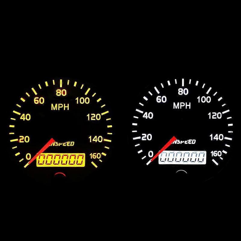 Universal GPS Speedometer 12V/24V Odometer 85mm 160MPH for Car Motorcycle LCD Tachometer   -Yx