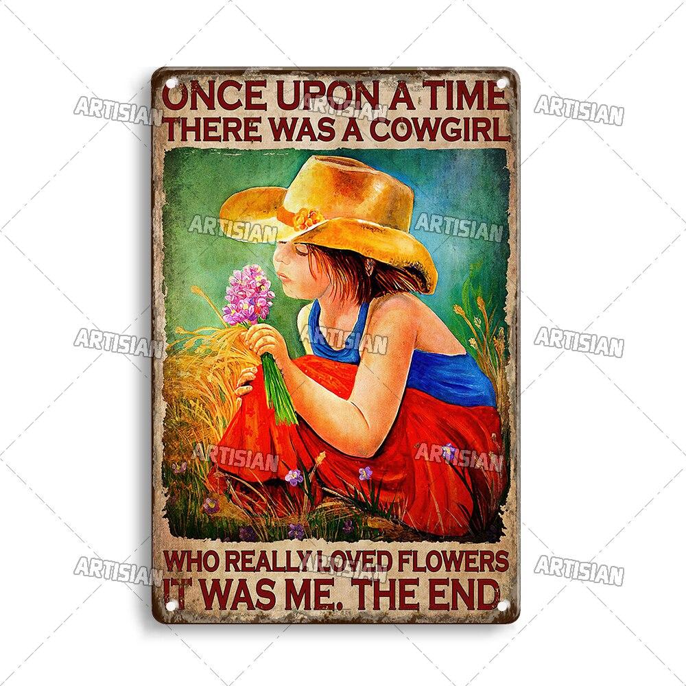 Artisian Gardening Metal Poster Flower Plant Tin Sign Decorative Wall Plaque for Garden Garage Bar Pub Club Hotel Cafe Kitch