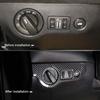 Carbon Fiber Headlight Switch Button Panel Sticker Trim Cover for Dodge Challenger 2015+