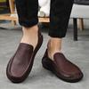 Genuine Leather Shoes Men Loafers Handmade Casual Leather Shoes Moccasins Men Flats Shoes