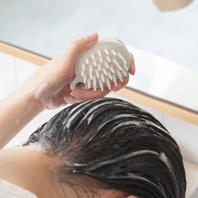 Silikon-Kopfhautmassagegerät: Japanisches Shampoo- und Massagebürsten-Set