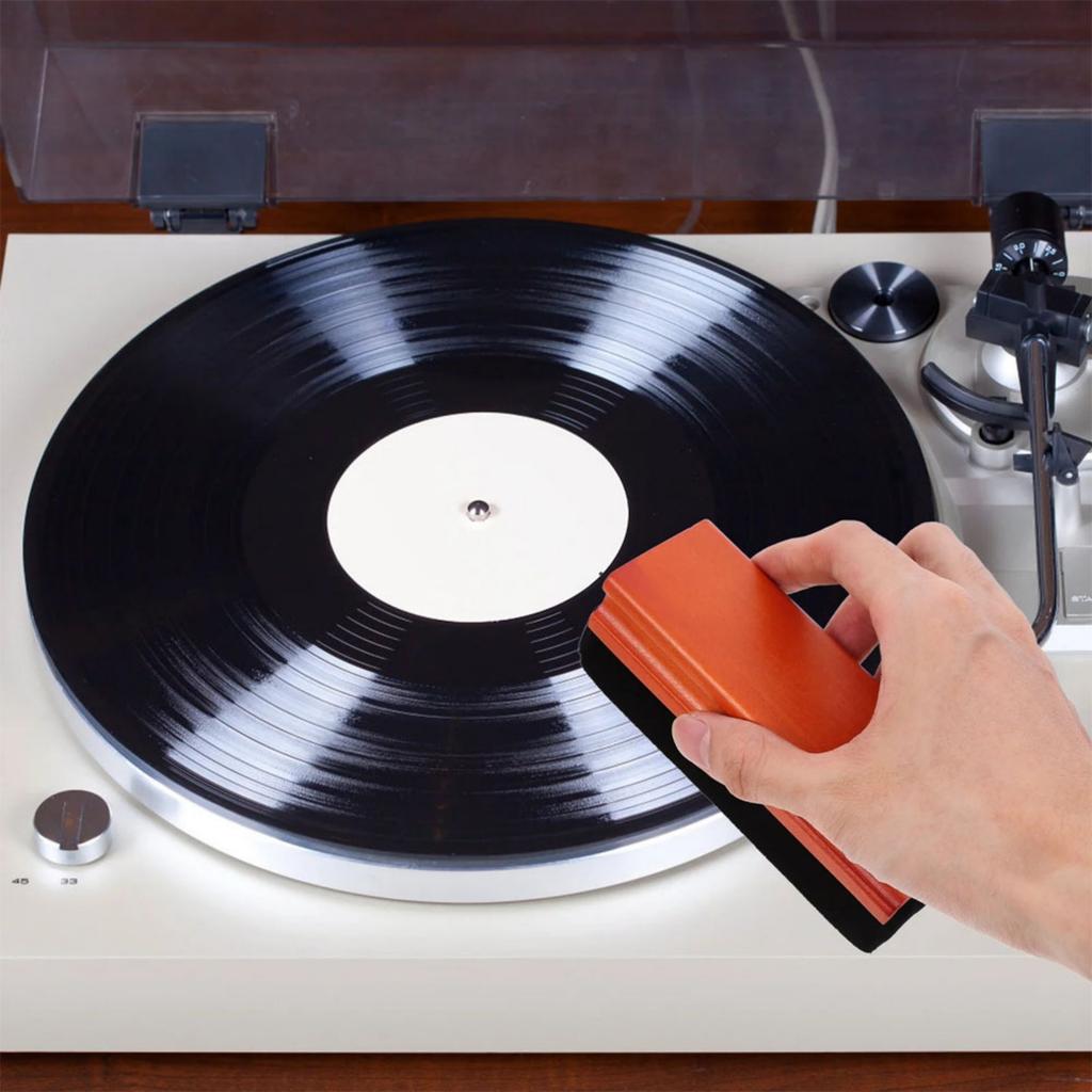 Multiple Brush Head Vinyls Record Cleaner Kit Large Small Detail Tools for Comprehensive Surfaces Cleaning Coverage