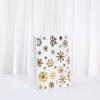 12/30pcs Merry Christmas Paper Tote Bags with Gold Foil Prints Reusable Holiday Bags for Gifts and Favors Packing Candy