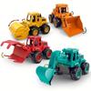 4pcs This Series of Bright And Ultra Cooler Construction Vehicle Toys! The Parts Are Breakable, And Each Model Is Realistic in Design