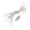 LED String Lights USB Plug and Play 8 Modes Waterproof Plug in String Lights for Indoor Outdoor Warm White