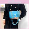 Trendy Pressed Texture Square Bag Women Bags 2024 Spring Style Chain Single Shoulder Sling Bag