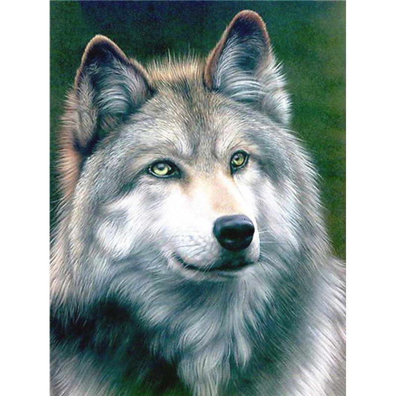 Wolf DIY 5D Diamant Malerei volle Runde Strass Gemälde Tier Diamant Stickerei Kreuzstich Mosaik Home Decor