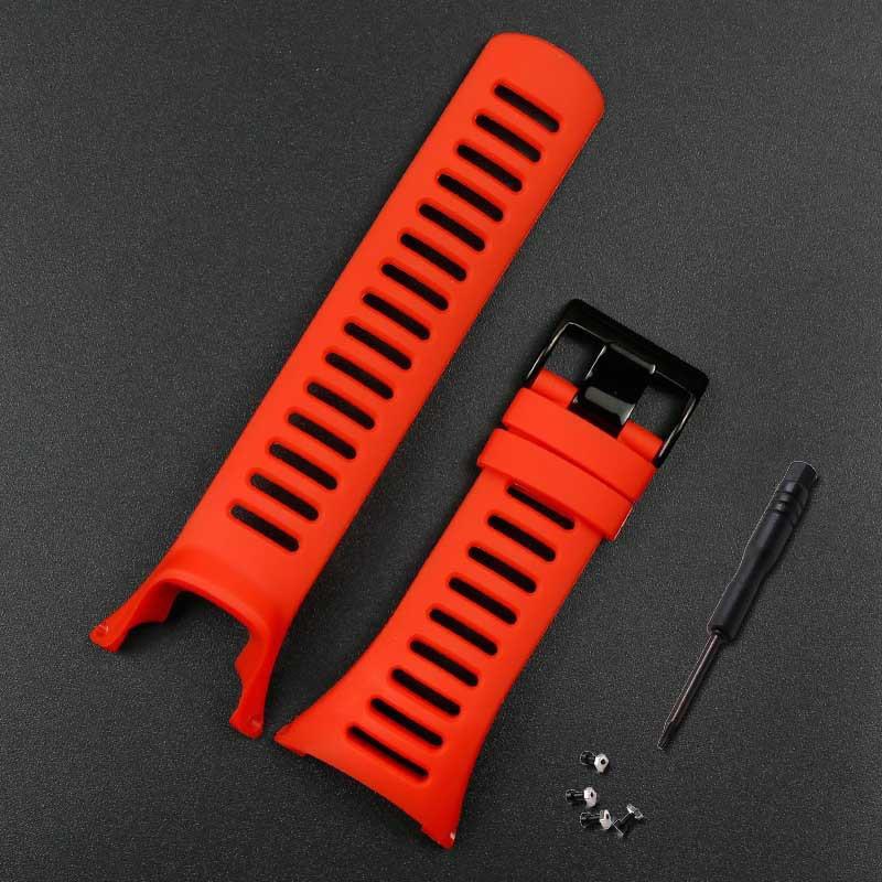 Suunto Ambit Series Peak Outdoor Silicone Rubber Watch Strap for Men