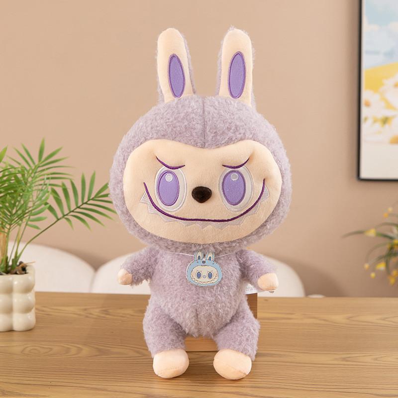 Adorabile Bambola di Peluche Labubu Giocattolo Morbido Carina Figura Bubble Mart Regalo Per Ragazze 30cm 45cm 55cm