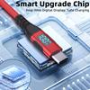 2m USB-C To USB-C Cable 100W 5A/20V Nylon Braided Phone Tablet Fast Charging Digital Display Cord