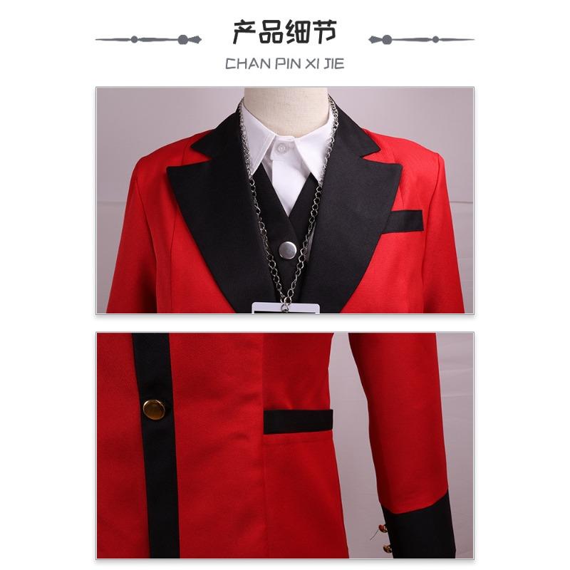 Kakegurui Yumeko Jabami Cosplay Kostüm Schuluniform Performance Anzug