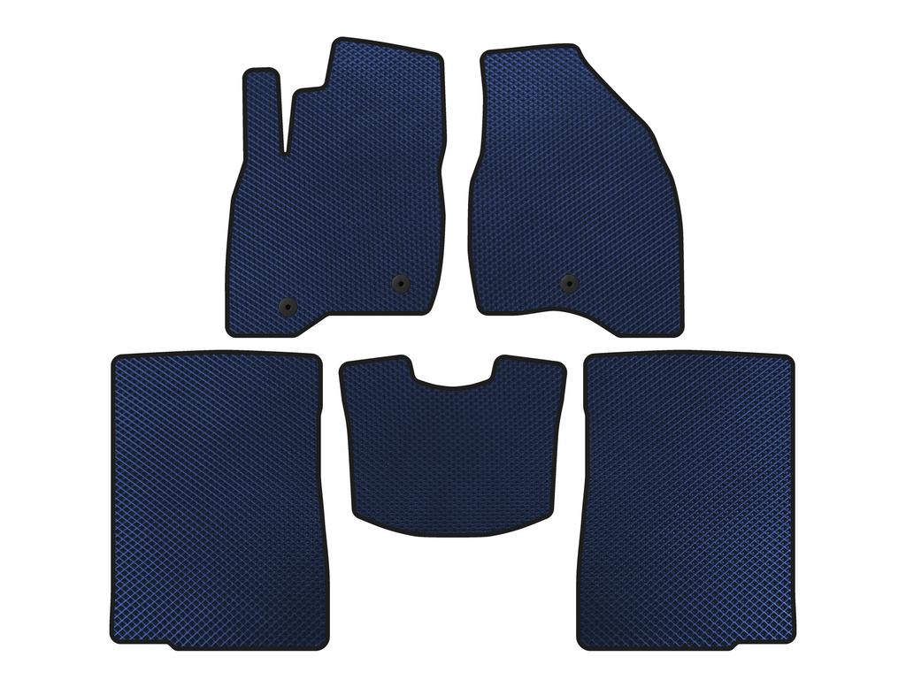 EVA Mats (2015-2017, 2 Rows, 7-seater, Blue) for Ford Explorer
