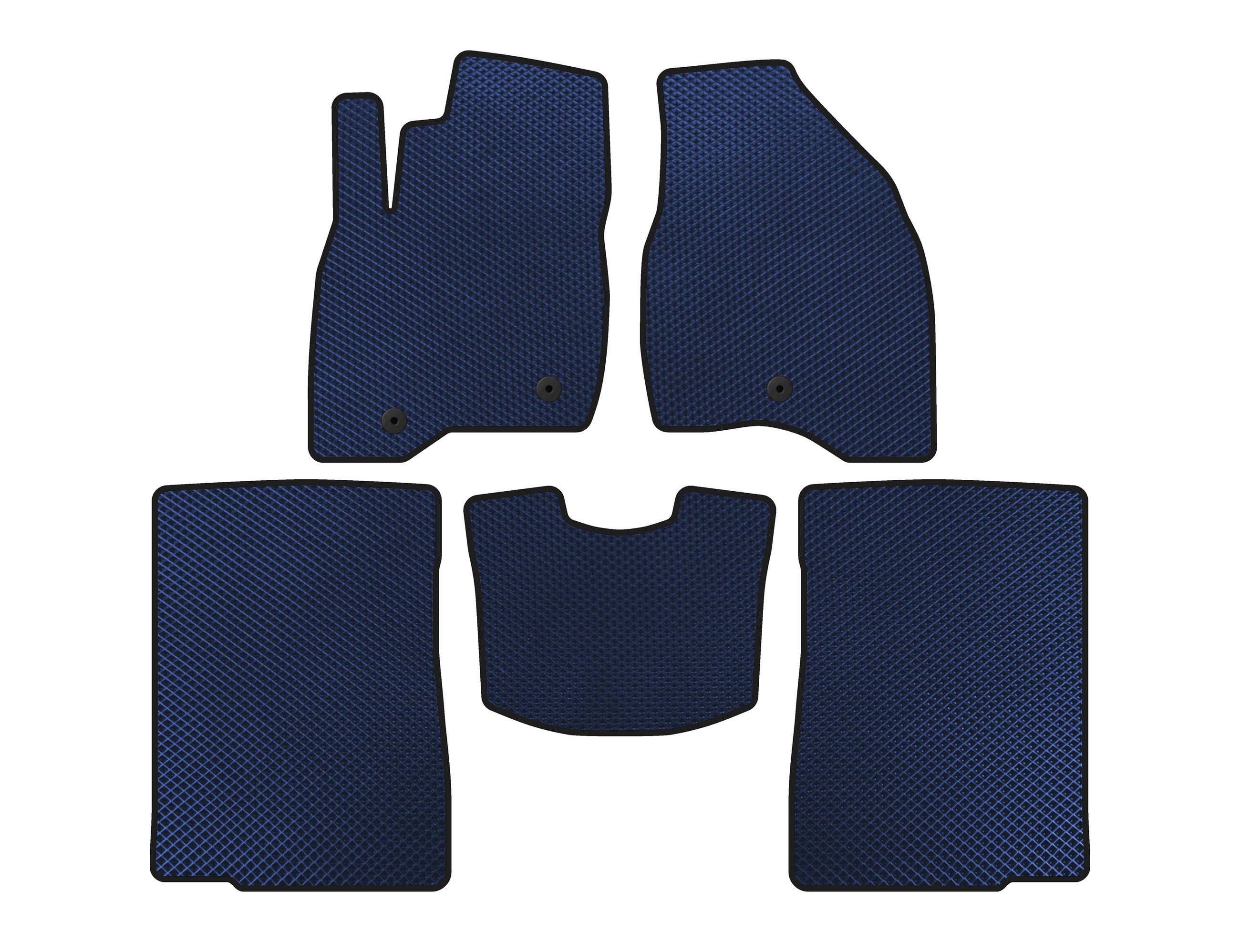 

EVA mats (2015-2017, 2 rows, 7-seater, Blue) for Ford Explorer
