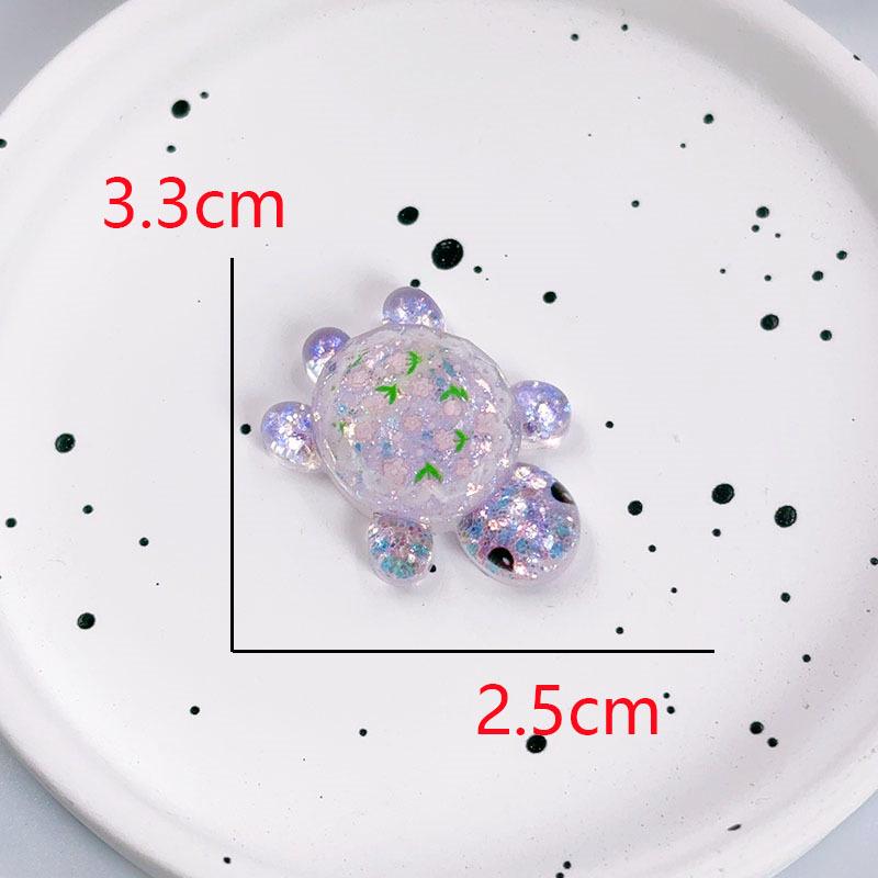 Flashing Resin Luminous Turtle Ornaments - Large & Small DIY Accessories