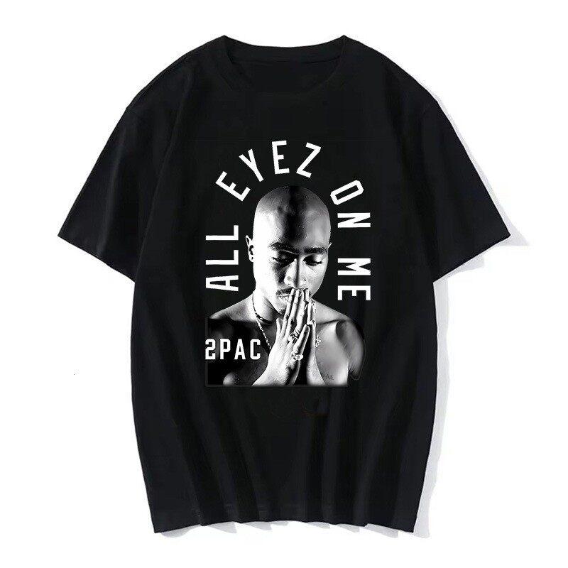 TUPAC Streetwear Harajuku T Shirts Women Harajuku Top Tees Female Tshirt Hip Hop Rapper Graphic Printed Casual Tshirt Clothes