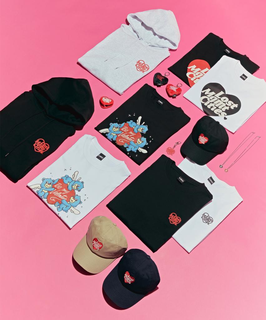 LMC Heart Bear Long Slv Tee Black