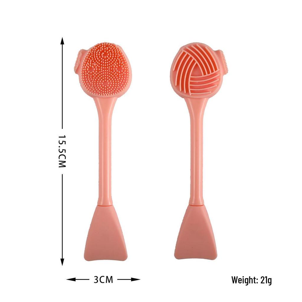 Portable Silicone Facial Cleansing & Makeup Remover Brush - Soft Blackhead Remover Tool