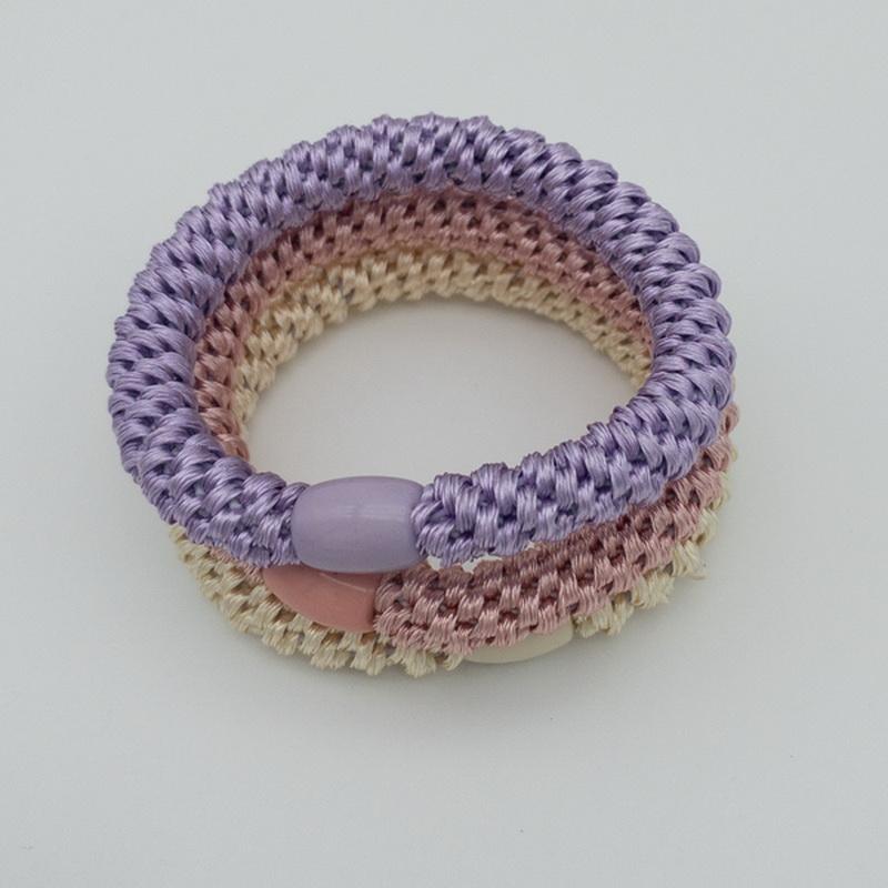 3 Stück/Set Damen Mode Golddraht Haargummis Elastische Spiralhaargummis Für Mädchen Haarspangen Scrunchie-Accessoires Knekkies