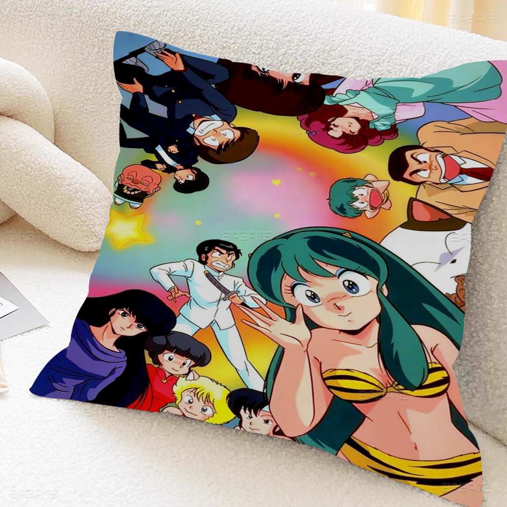 Urusei Yatsura Anime Pillow Cover Design Cushion Cover Decor Holiday Decorati