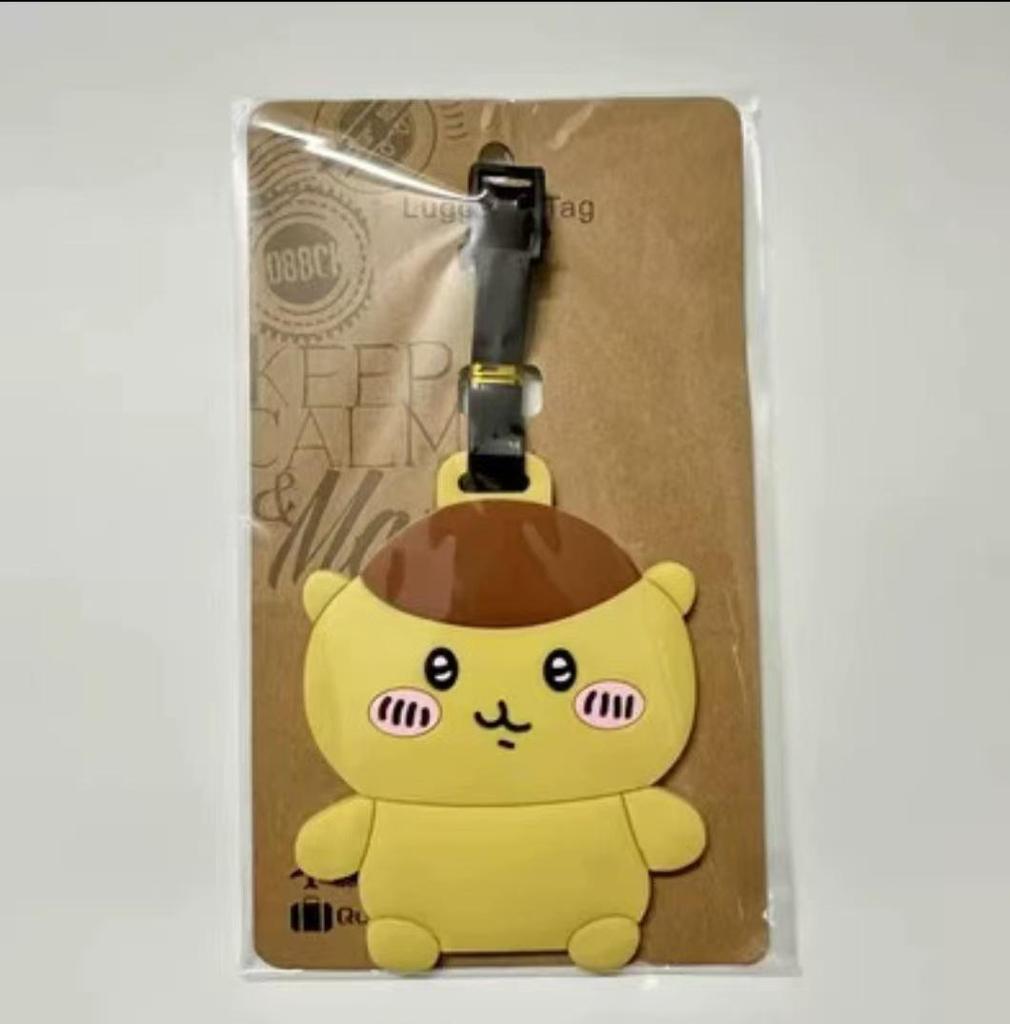 Chiikawa Cute Bear & Hachi Usagi Luggage Tag PVC Pendant