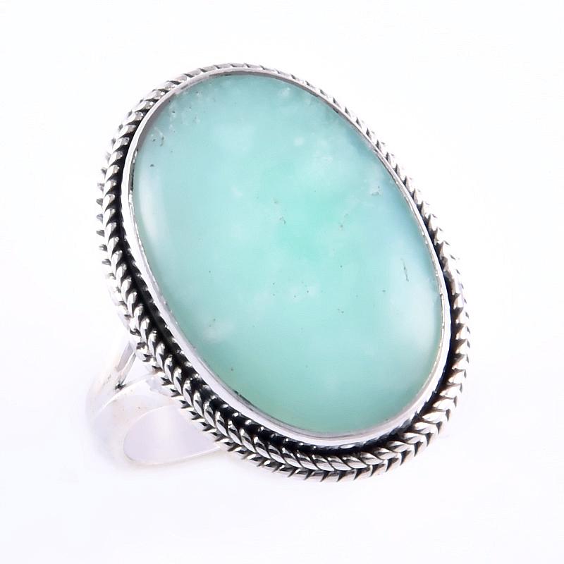 Natural Chrysoprase Gemstone Handmade 925 Sterling Silver Jewelry Ring S.8" n0Q99
