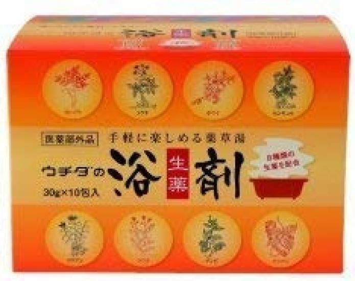

herbal medicinal bath additive 30g x 10 packets Uchida s [Quasi-drug]