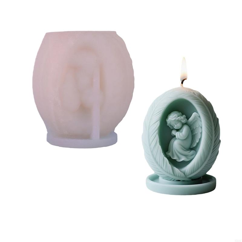 Safe Silicone Mould For Making Angel Girl Shaped HX6C