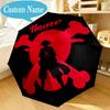 Custom Name Umbrella Luffy Adventure Umbrella 8-Frame for Travel, Camping, Casual Lightweight Portable, Essential for Family Gifts