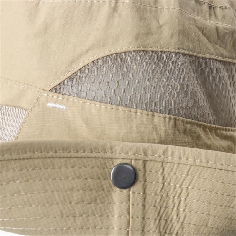 Breathable Fisherman Hat with Sun Protections Foldable Bucket Hat for Hiking and Camping Outdoor Activity Headwear