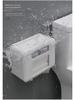 Porte-papier toilette mural étanche et support de rangement