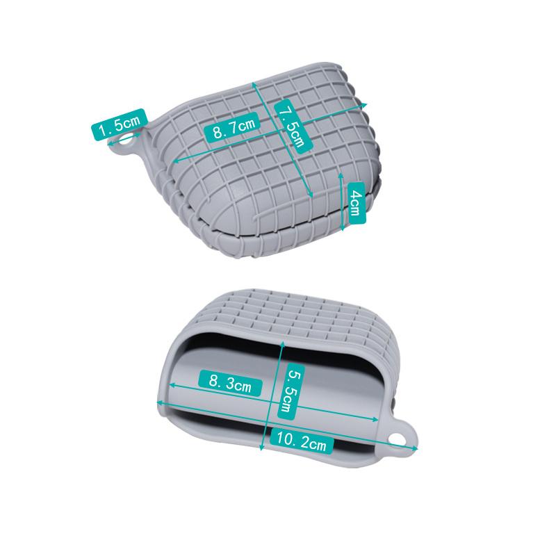 1/2Pcs Insulated Hand Silicone Anti-Heat Gloves Baking Oven Microwave Plate Holder Anti-Slip Silicone Gloves Mat Kitchen Gadgets