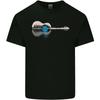 Acoustic Guitar Water Reflection Music Moon Mens Cotton T-Shirt Tee Top