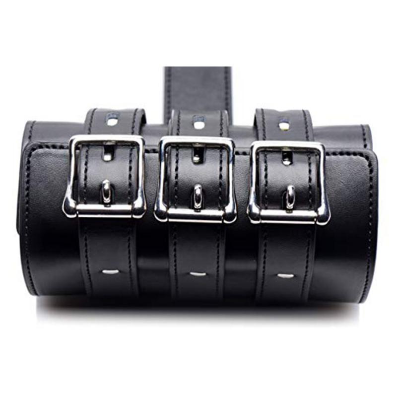 1 Set di Manette in Pelle per Bondage - Perfetto per BDSM & Giocattoli Sessuali per Coppie!