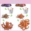 Detaillierte Kunststoff-Oktopus-Lebenszyklus-Figur für interaktives Lernen und Spielen