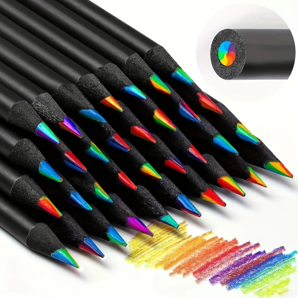 10 Rainbow Magic Gradient Markers - Żywe markery do rysowania i bazgrołów, Kawaii Creative Writing & Art Supplies