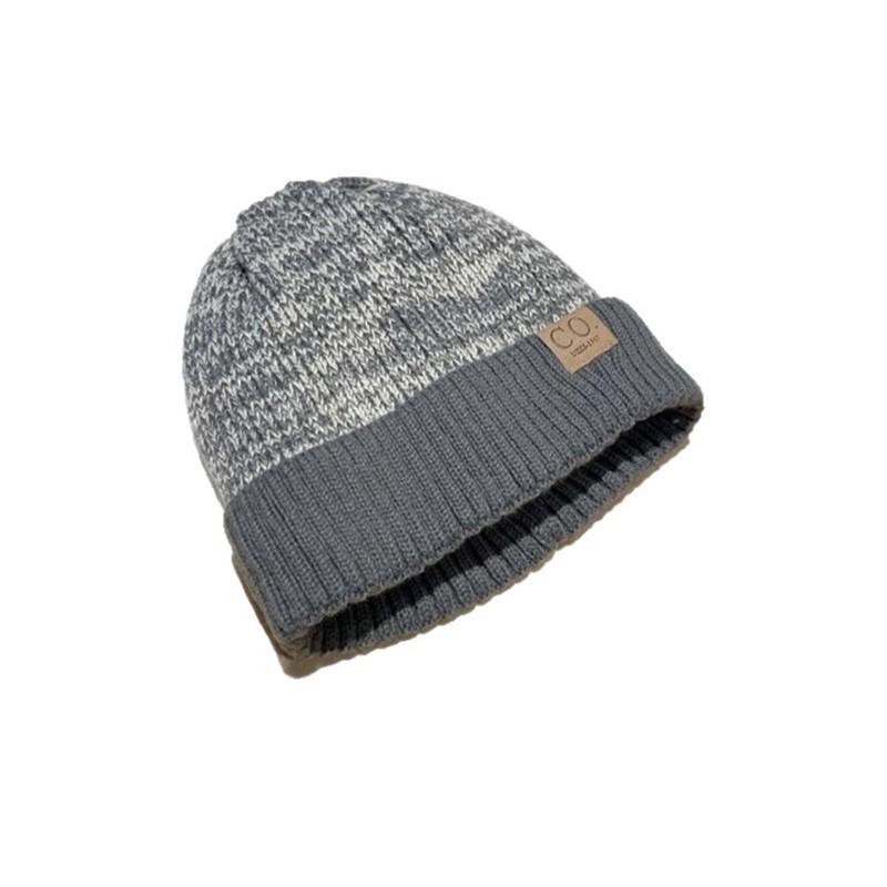 Knit Beanie Hat With Letter Embroidery For Winter Warmth And Casual Style