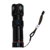 Rechargeable LED Flashlight with Digital Display Zoom 1800LM Super Bright Flash Light Waterproofing for Camping Hiking