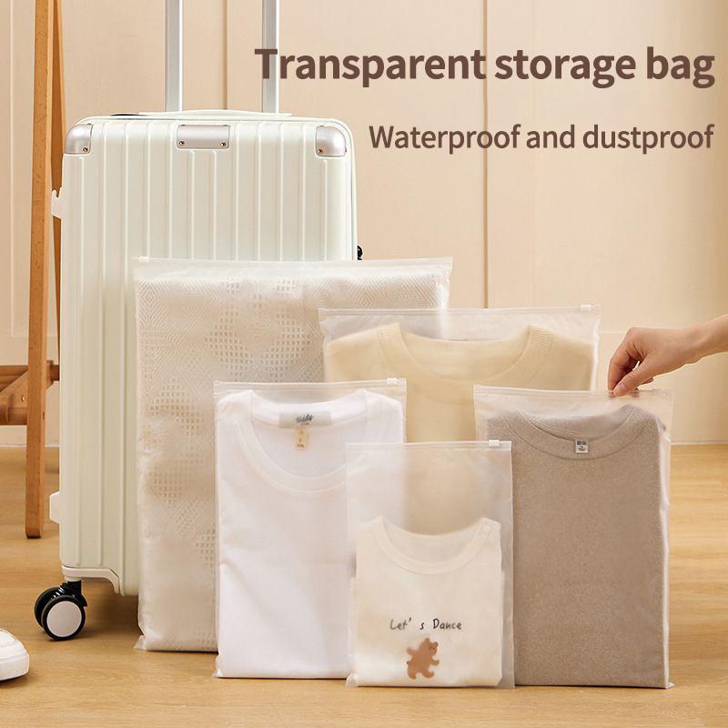 10 bucăți de călătorie cu fermoar geantă de depozitare pentru haine, geantă de ambalare impermeabilă, organizator de lenjerie de corp, pantofi, husă cu fermoar, organizator de dulap