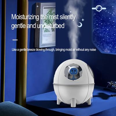 Space Capsule Humidifier, Seven-color Atmosphere Light Humidifier, Water Replenishment Instrument Mini Air Water Replenishment,