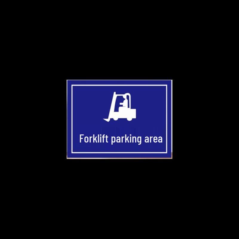 Ansell PVC Forklift Parking Area Sign