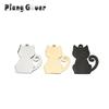 5pcs Wholesale Cat Pet Collar Pendant Blank Nameplate Pet Accessories Anti-lost