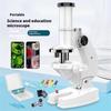 2235 Children Microscope 1200X Magnifying Phone Observation STEM Students Science Experiment Toy