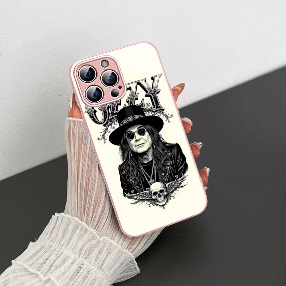 Retro Band O-Ozzy O-osbourne Fashion Tempered Glass For Iphone 14 13 12 11 Pro Mini XS MAX 14Plus X XS XR Cover