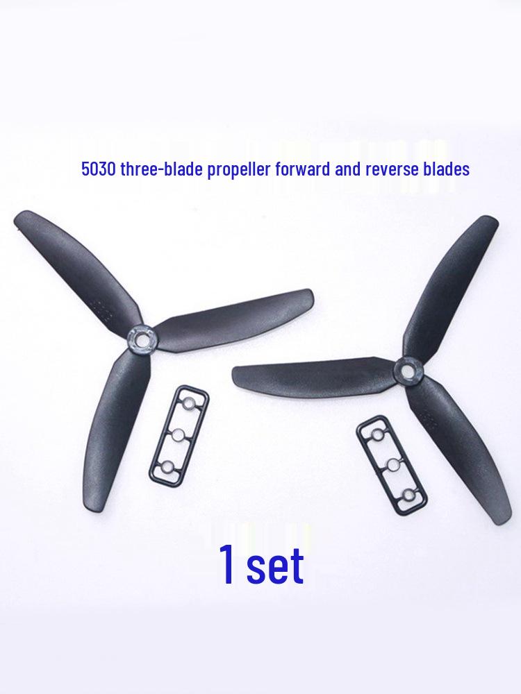 Fixed-Wing Quadcopter with Forward/Reverse 5-7 inch Tri-Blade Propellers - Remote Control Model Airplane